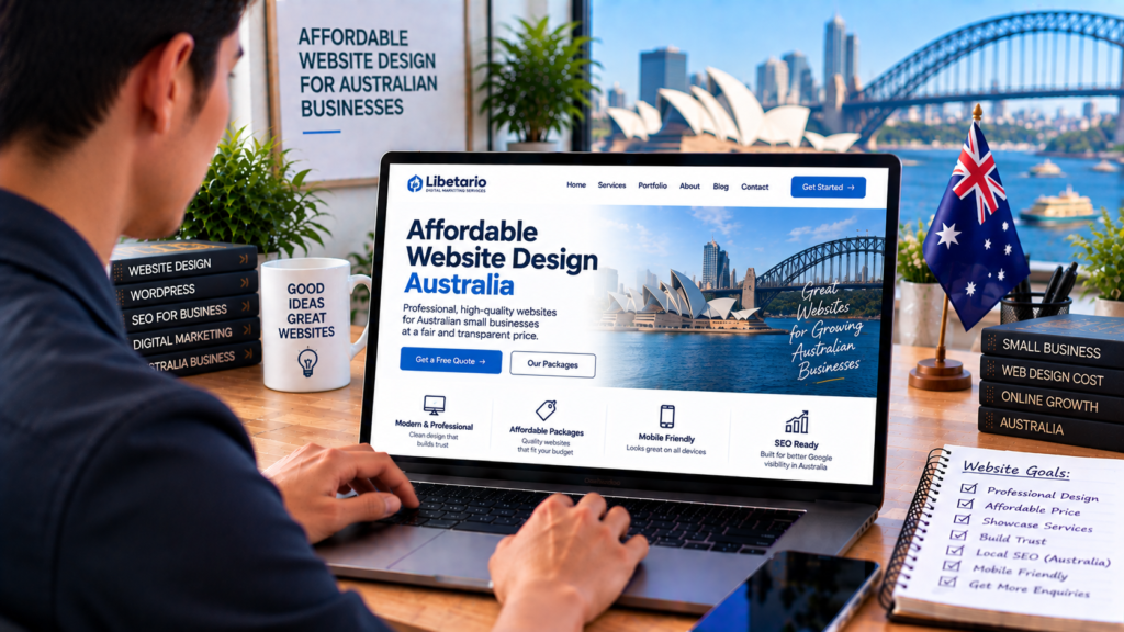 Affordable website design for Australian small businesses
