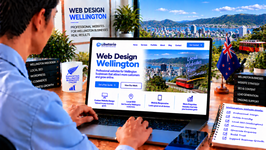 Professional web design services for businesses in Wellington New Zealand