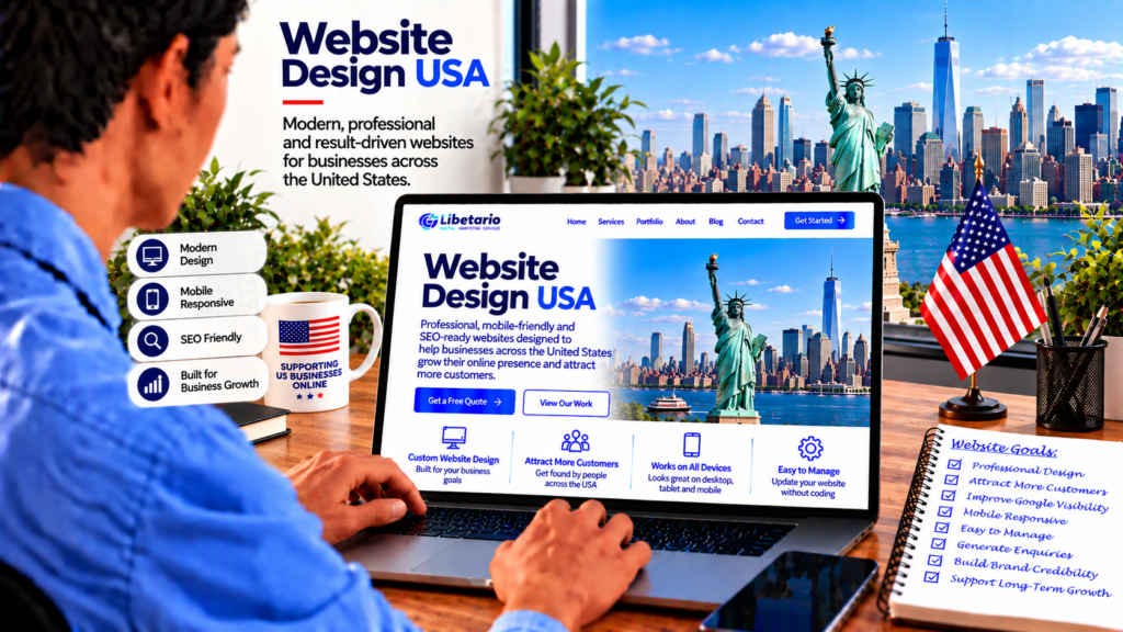 Professional website design services for small businesses across the USA