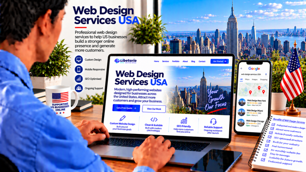 Professional web design services for small and growing businesses across the USA