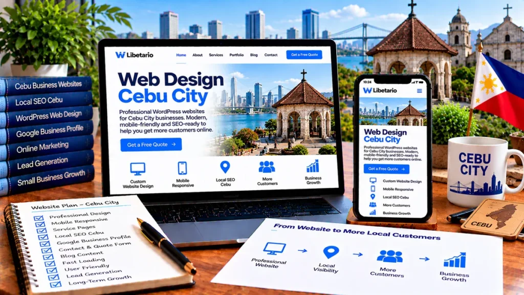 Professional web design for businesses in Cebu City Philippines