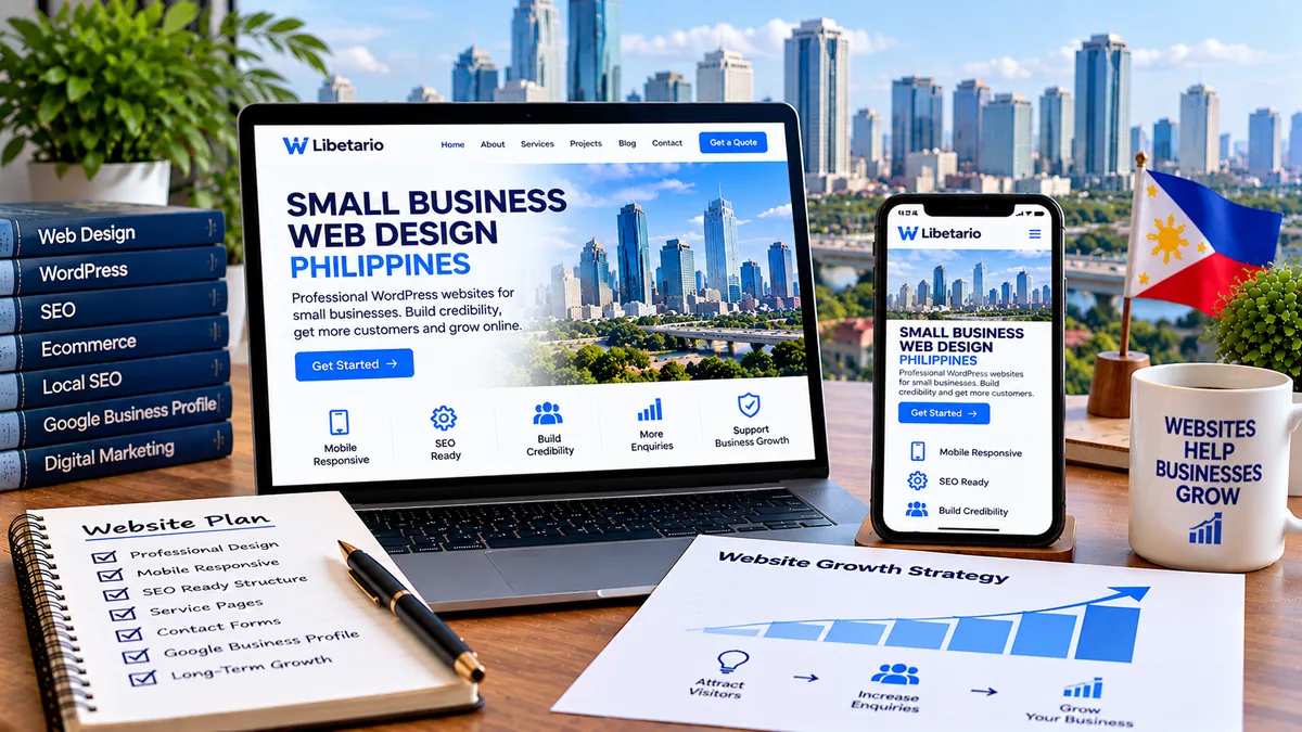 Professional web design for small businesses in the Philippines